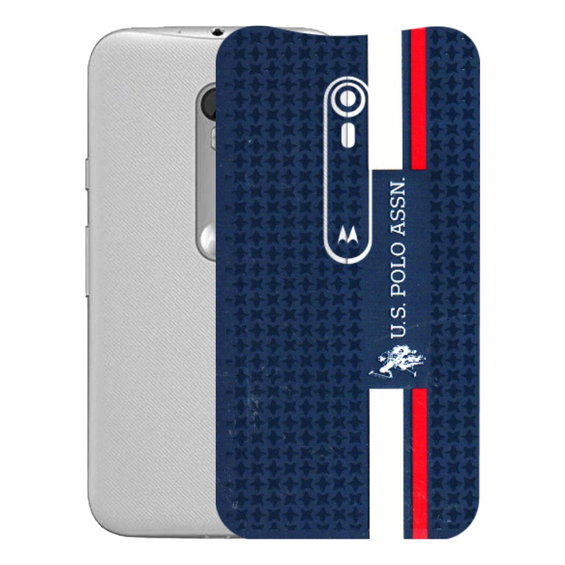 Motorola Phone Skins (All Models) - US POLO Designer Brand - 3D Embossed Finish (L-65) Motorola Moto G Turbo