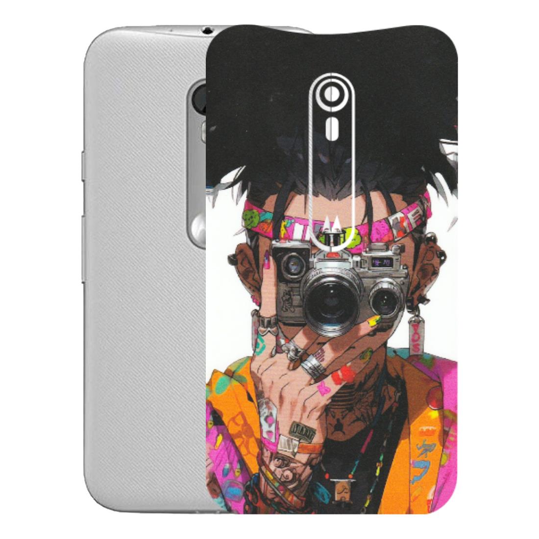 Motorola Phone Skins (All Models) - Camera Lover Girl - Matte Finish (M-09) Motorola Moto G Turbo