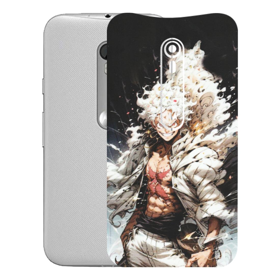Motorola Phone Skins (All Models) - Anime Angry Classy Character - Matte Finish (M-34) Motorola Moto G Turbo