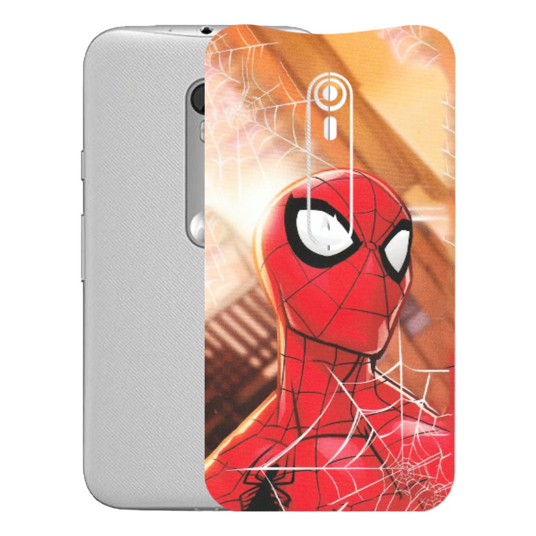 Motorola Phone Skins (All Models) - Spiderman Face New - Matte Finish (M-41) Motorola Moto G Turbo