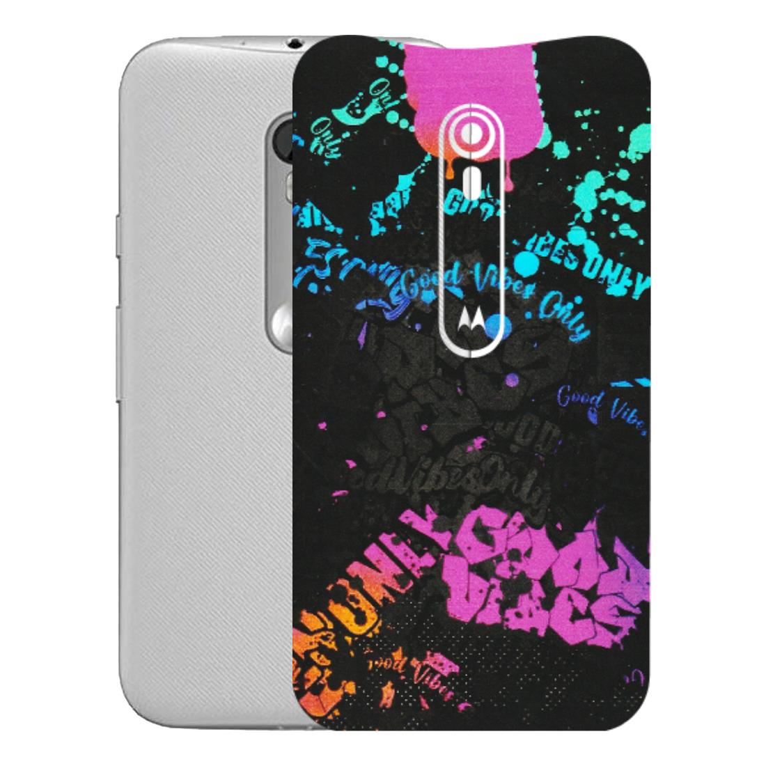 Motorola Phone Skins (All Models) - Majestic Black Vibes - Matte Finish (M-62) Motorola Moto G Turbo