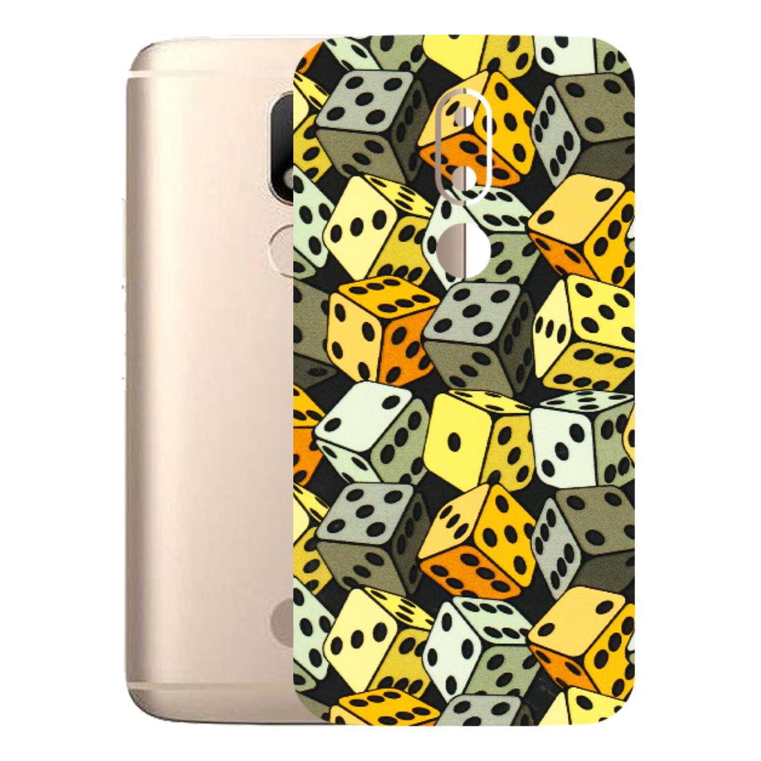 Motorola Phone Skins (All Models) - Dices Of Life - 3D Embossed Finish (L-04) Motorola Moto M