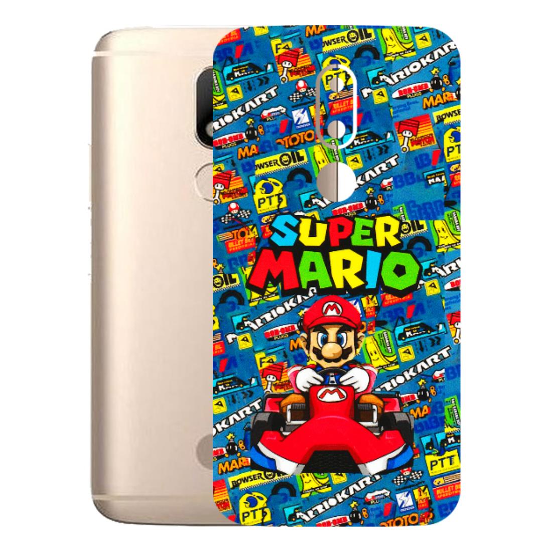 Motorola Phone Skins (All Models) - Super Mario Kart - 3D Embossed Finish (L-140) Motorola Moto M