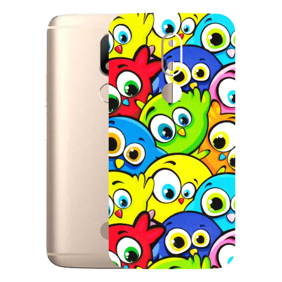 Motorola Phone Skins (All Models) - Cute Fluffy Birds - 3D Embossed Finish (L-213) Motorola Moto M