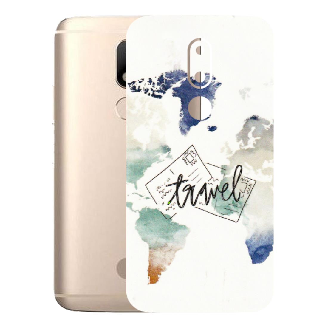 Motorola Phone Skins (All Models) - Travel The World - 3D Embossed Finish (L-232) Motorola Moto M