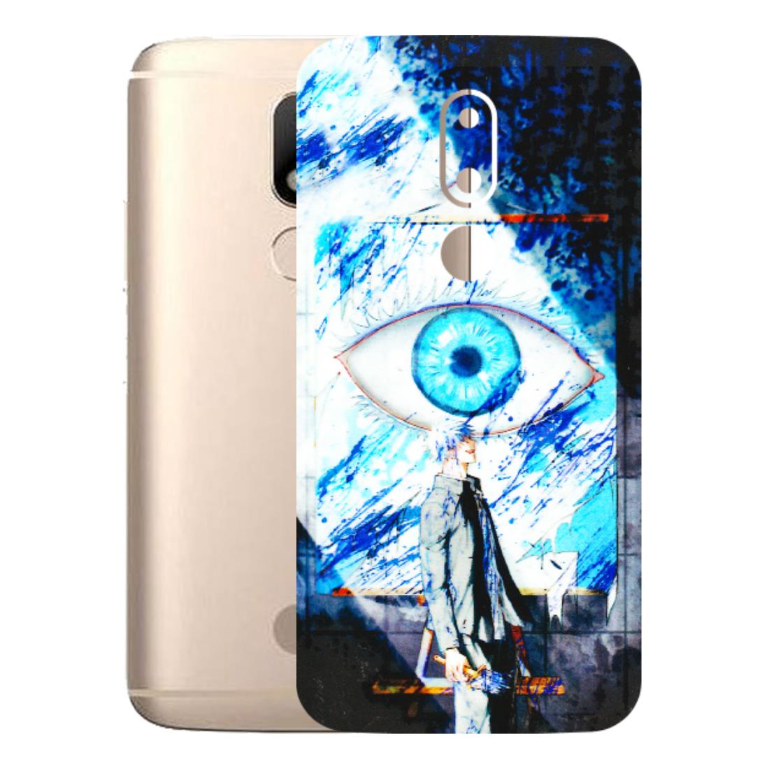 Motorola Phone Skins (All Models) - Gojo Satoru evil eye - 3D Embossed Finish (L-239) Motorola Moto M