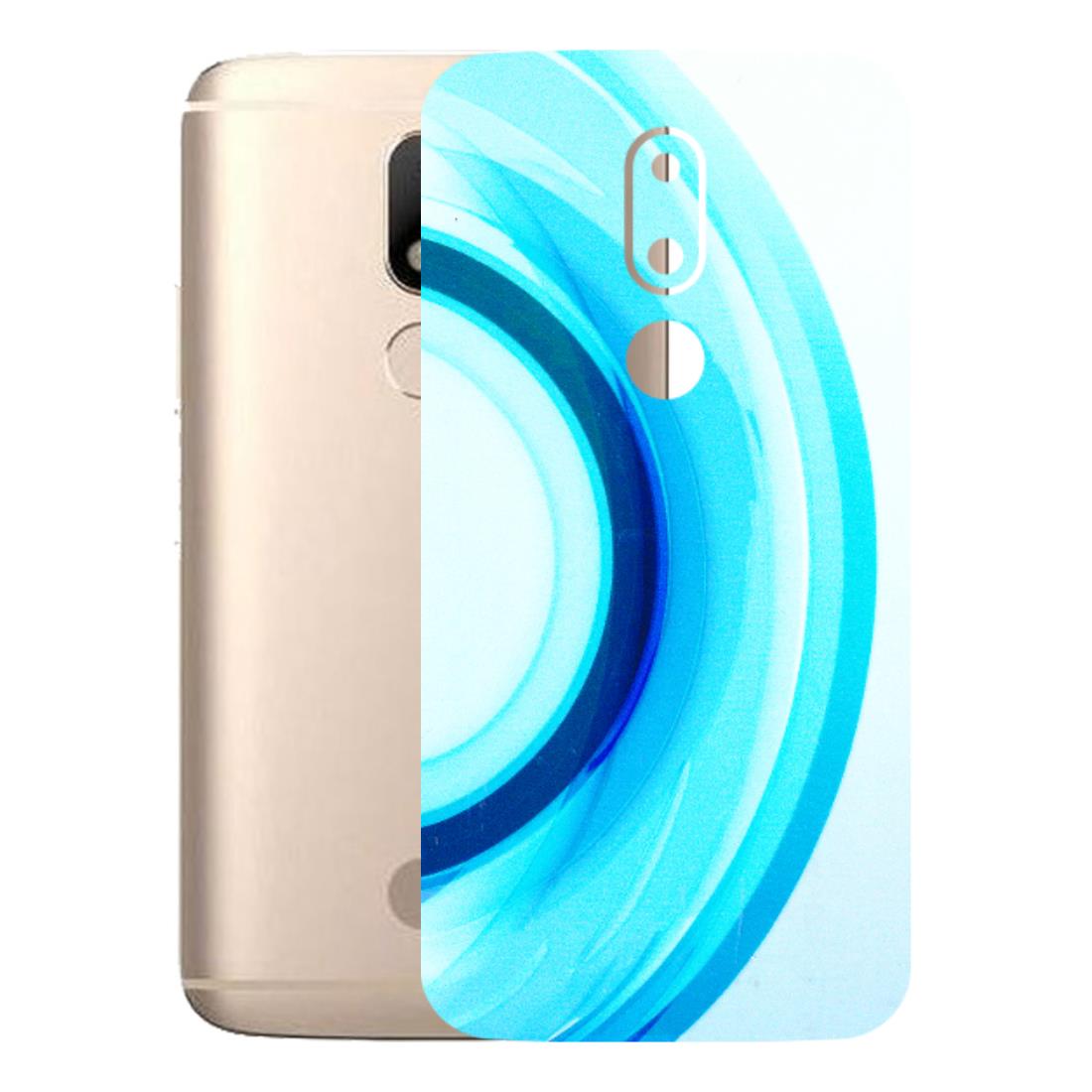 Motorola Phone Skins (All Models) - The Blue Curve - 3D Embossed Finish (L-244) Motorola Moto M
