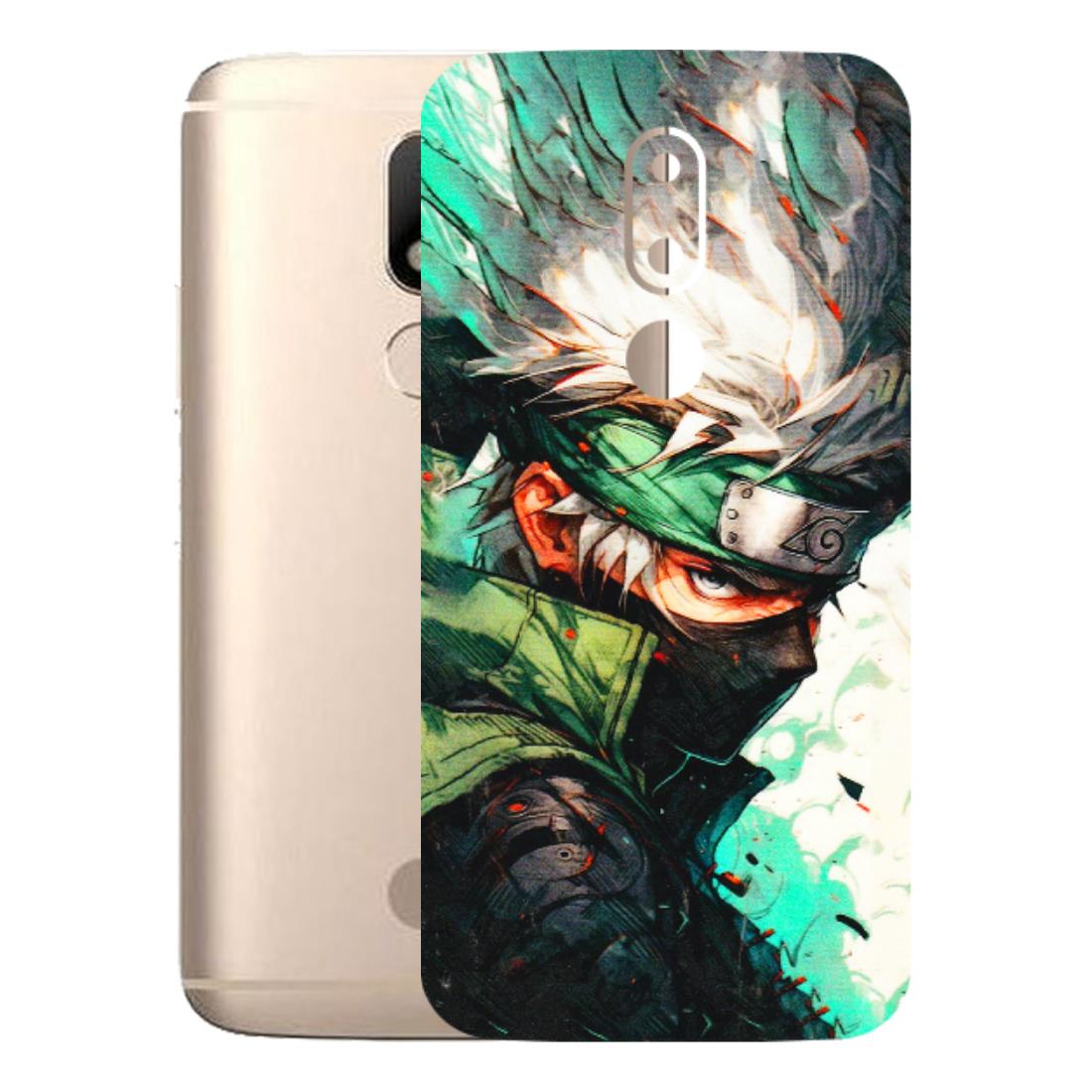 Motorola Phone Skins (All Models) - Kakashi Side Profile - 3D Embossed Finish (L-249) Motorola Moto M