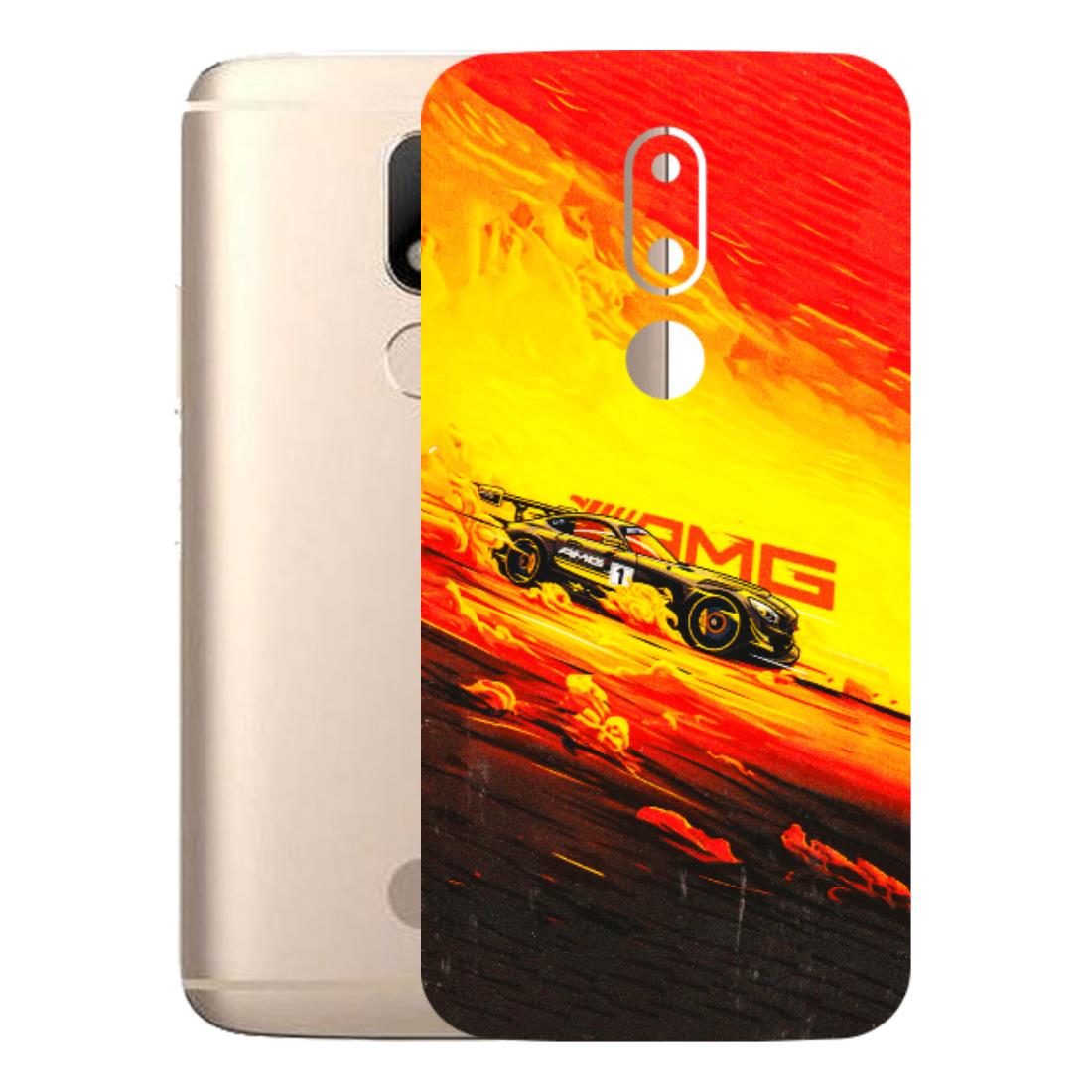 Motorola Phone Skins (All Models) - AMG Car Speed Cover - 3D Embossed Finish (L-256) Motorola Moto M