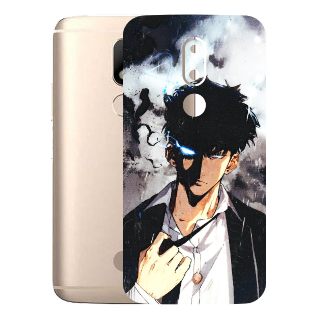 Motorola Phone Skins (All Models) - Sung Jinwoo Manhwa Anime - 3D Embossed Finish (L-328) Motorola Moto M