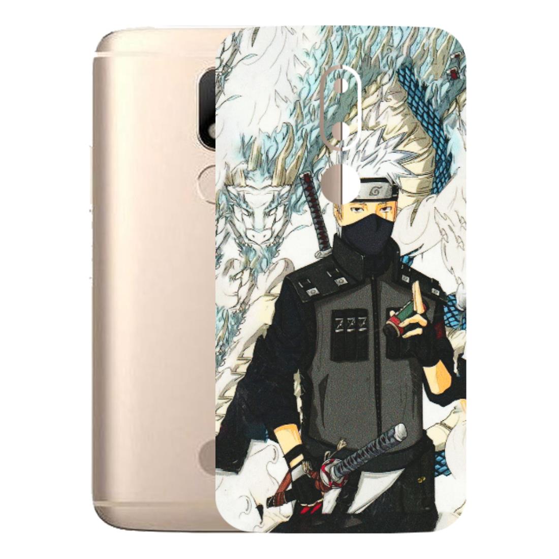 Motorola Phone Skins (All Models) - Kakashi Hatake Naruto Anime - 3D Embossed Finish (L-46) Motorola Moto M