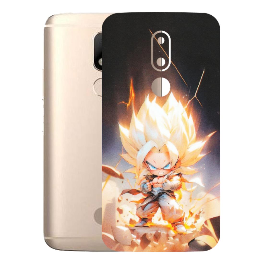 Motorola Phone Skins (All Models) - Goku Dragon Cute Anime - Matte Finish (M-131) Motorola Moto M