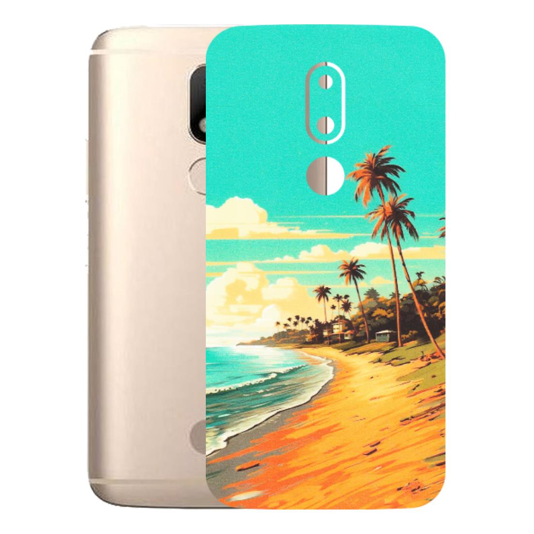 Motorola Phone Skins (All Models) - Miami Beach - Matte Finish (M-136) Motorola Moto M
