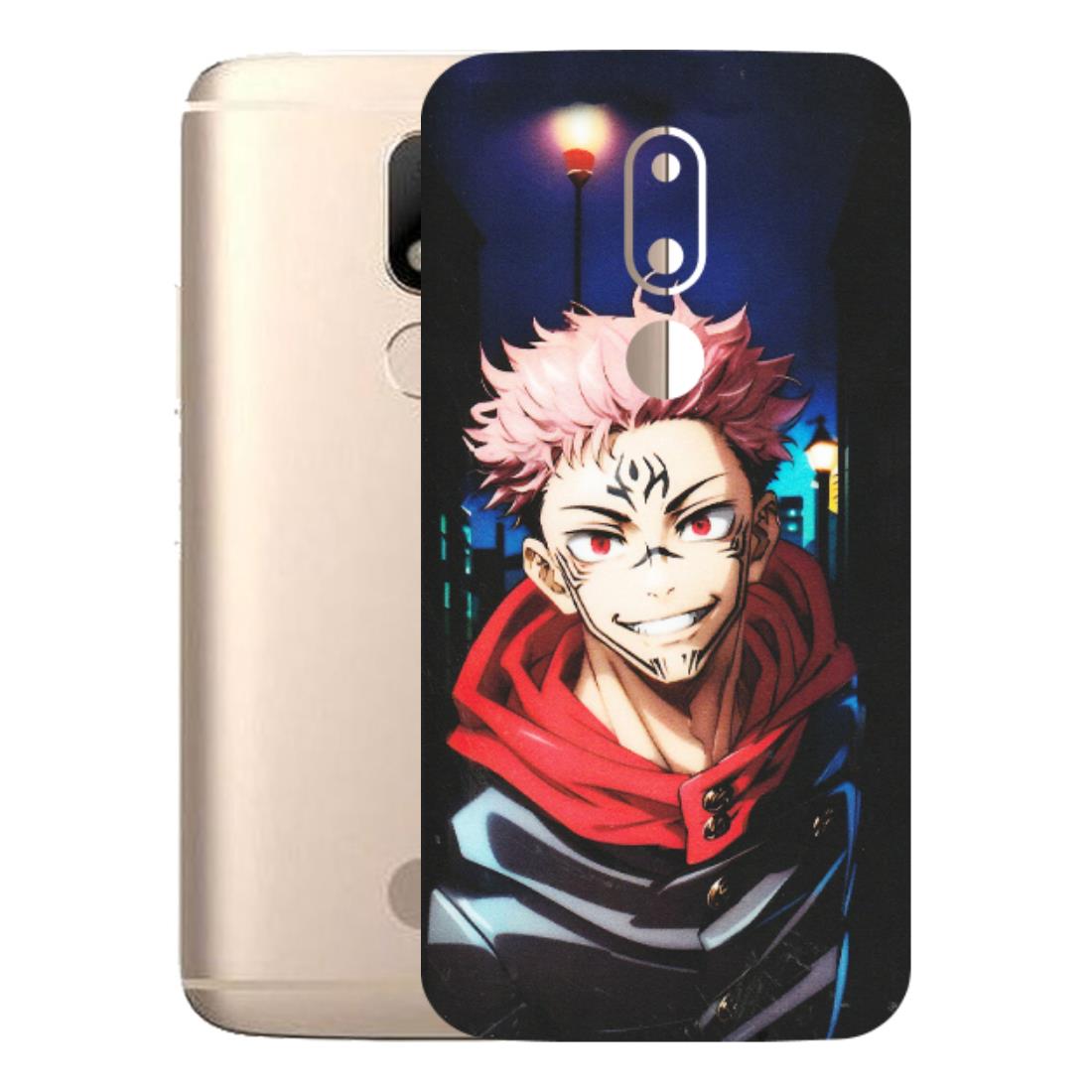 Motorola Phone Skins (All Models) - Yuji Itadori Funny Face Anime - Matte Finish (M-152) Motorola Moto M