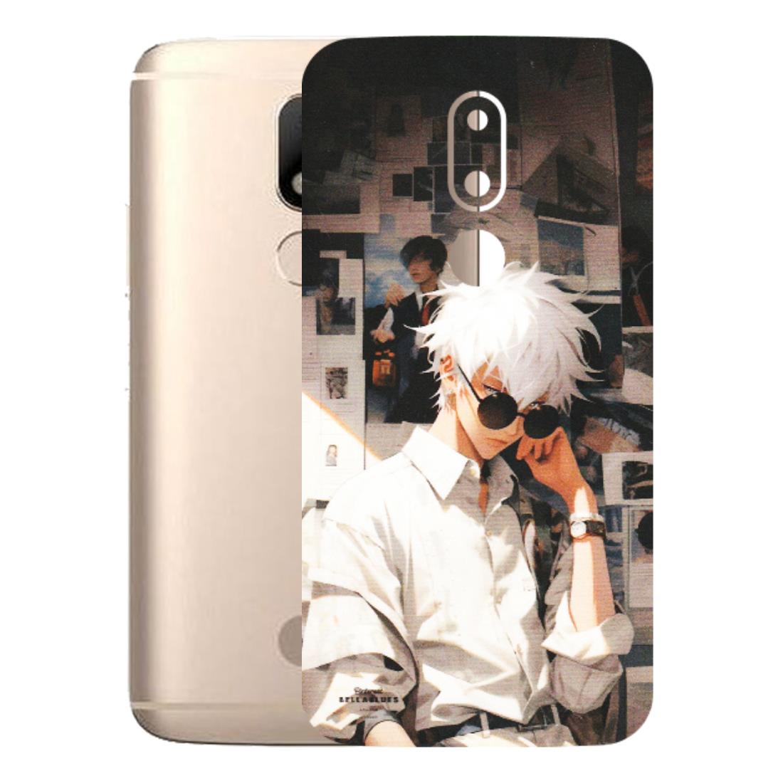 Motorola Phone Skins (All Models) - Gojo Satoru Jujustu Kaisen Anime - Matte Finish (M-156) Motorola Moto M