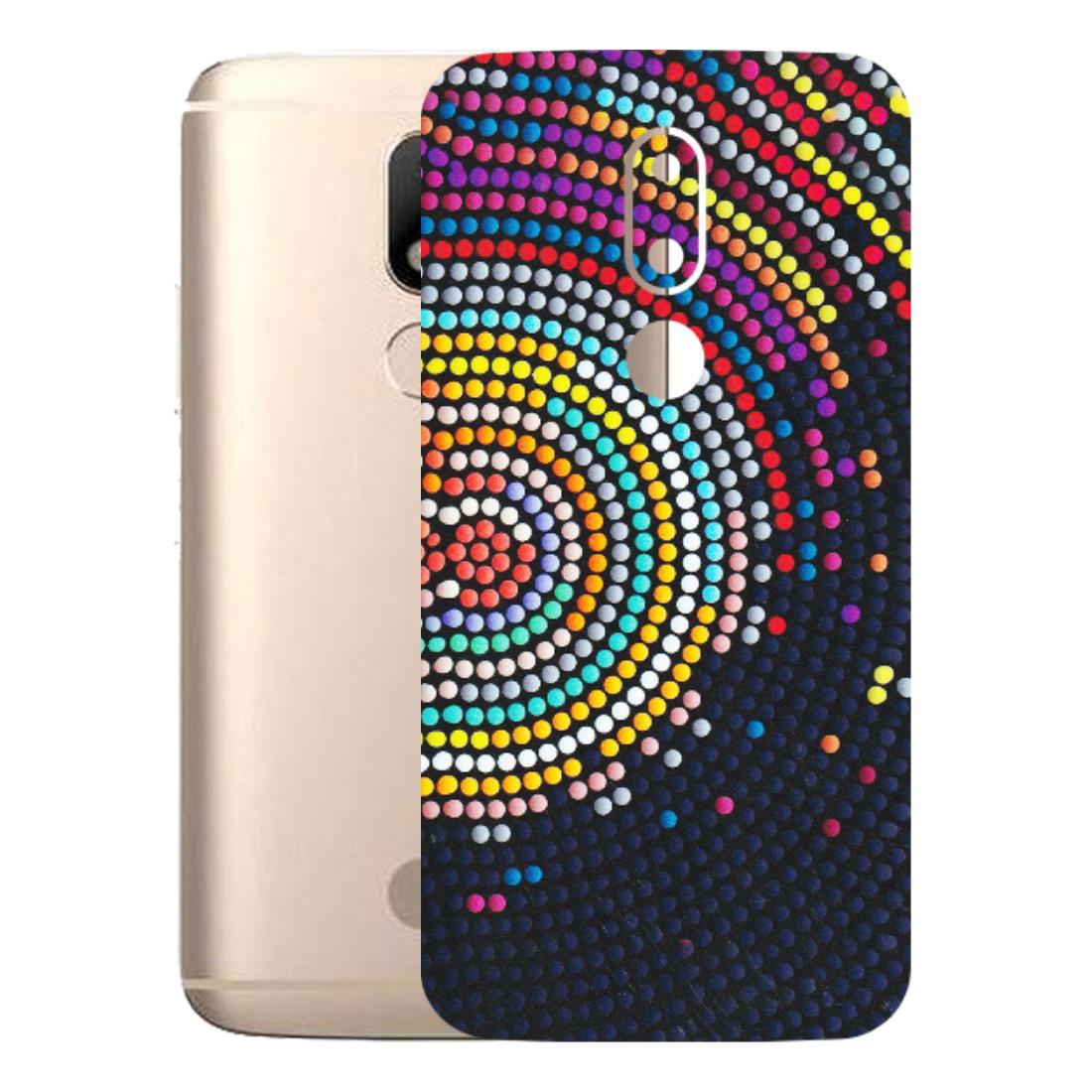 Motorola Phone Skins (All Models) - Rainbow Dot Mandala - Matte Finish (M-97) Motorola Moto M