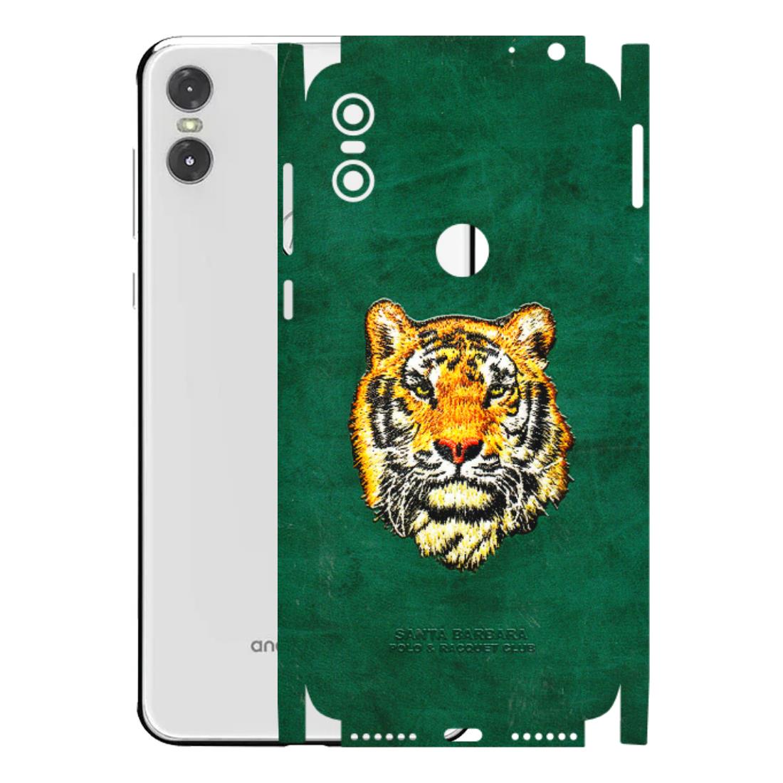 Motorola Phone Skins (All Models) - Leather Feel Tiger - 3D Embossed Finish (L-111) Motorola Moto One