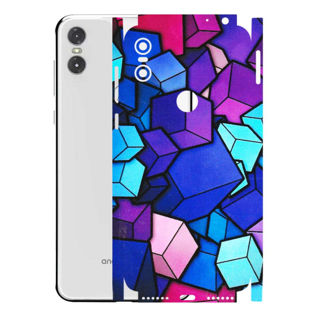 Motorola Phone Skins (All Models) - Cube Doodle - 3D Embossed Finish (L-141) Motorola Moto One