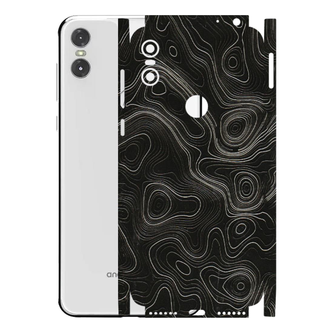 Motorola Phone Skins (All Models) - Black Swirl - 3D Embossed Finish (L-196) Motorola Moto One