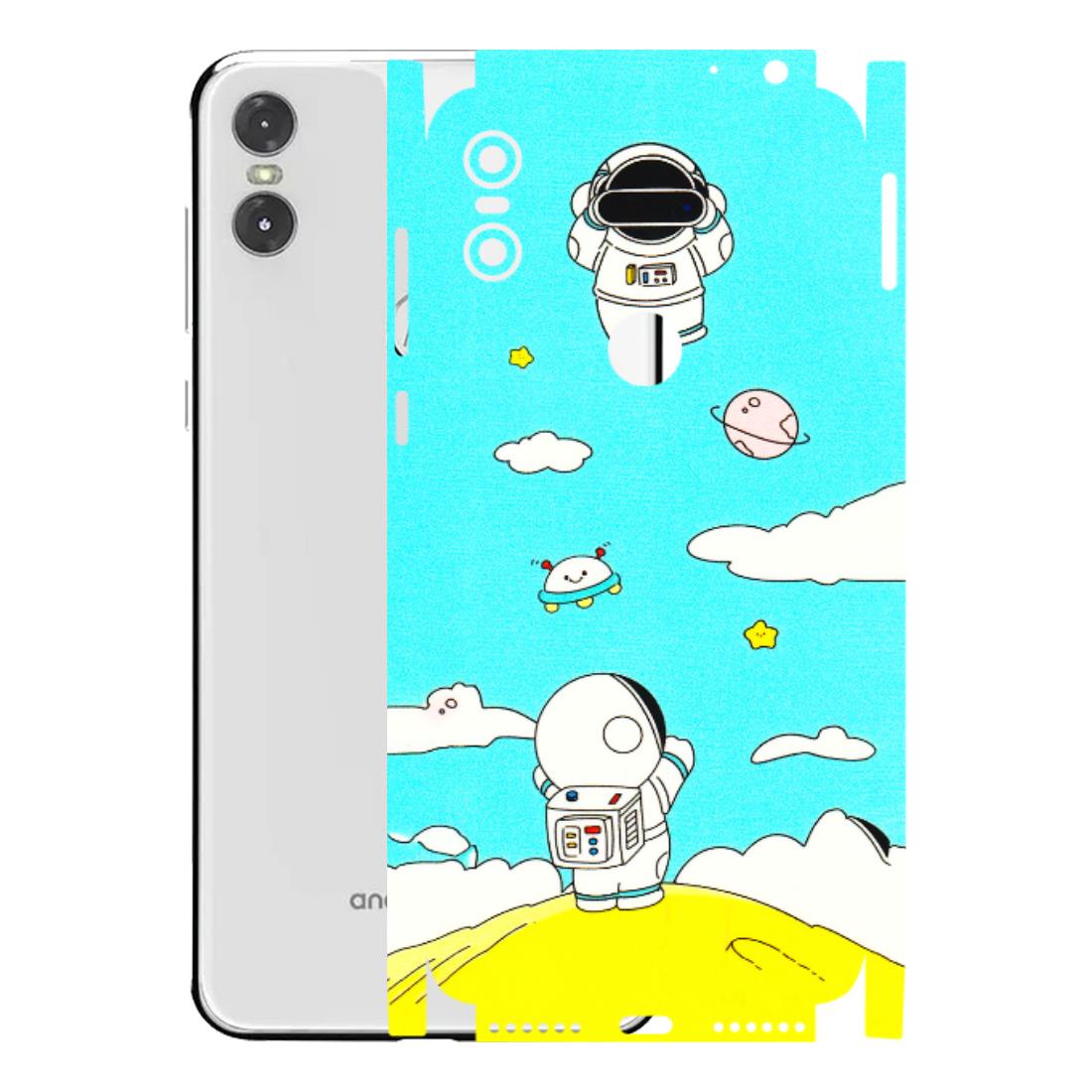 Motorola Phone Skins (All Models) - Blue Skies Astro Float - 3D Embossed Finish (L-230) Motorola Moto One