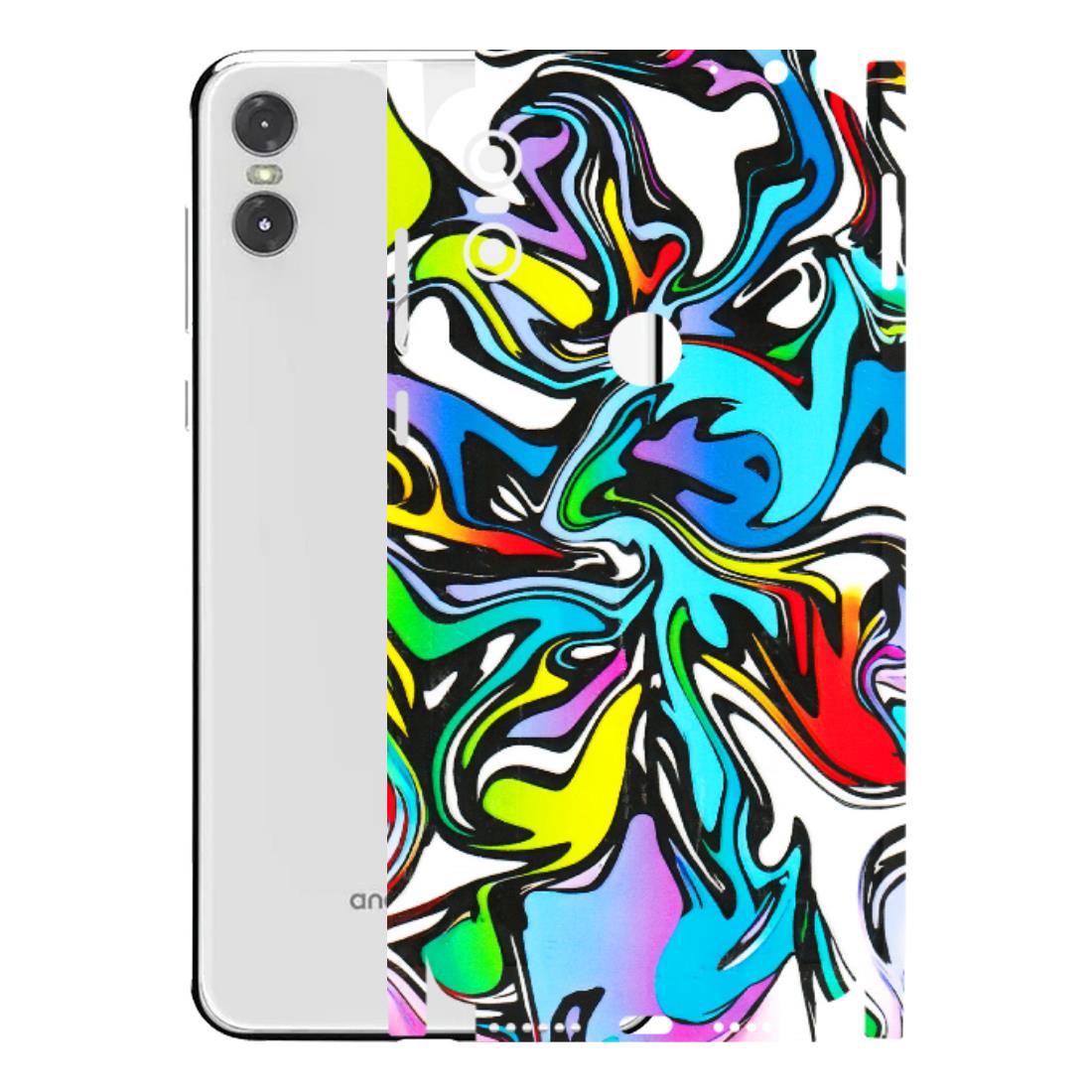 Motorola Phone Skins (All Models) - Abstract Colour Paints - 3D Embossed Finish (L-271) Motorola Moto One