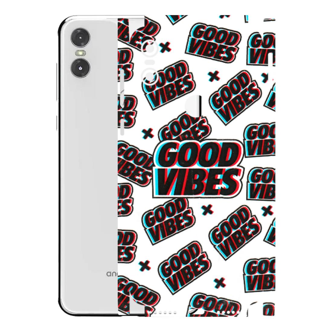 Motorola Phone Skins (All Models) - Good Vibes - 3D Embossed Finish (L-282) Motorola Moto One
