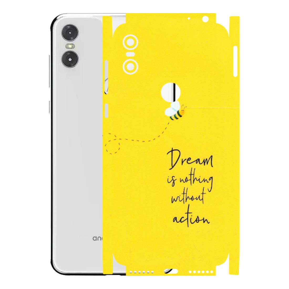 Motorola Phone Skins (All Models) - Dream Is Nothing Without Action - Matte Finish (M-138) Motorola Moto One