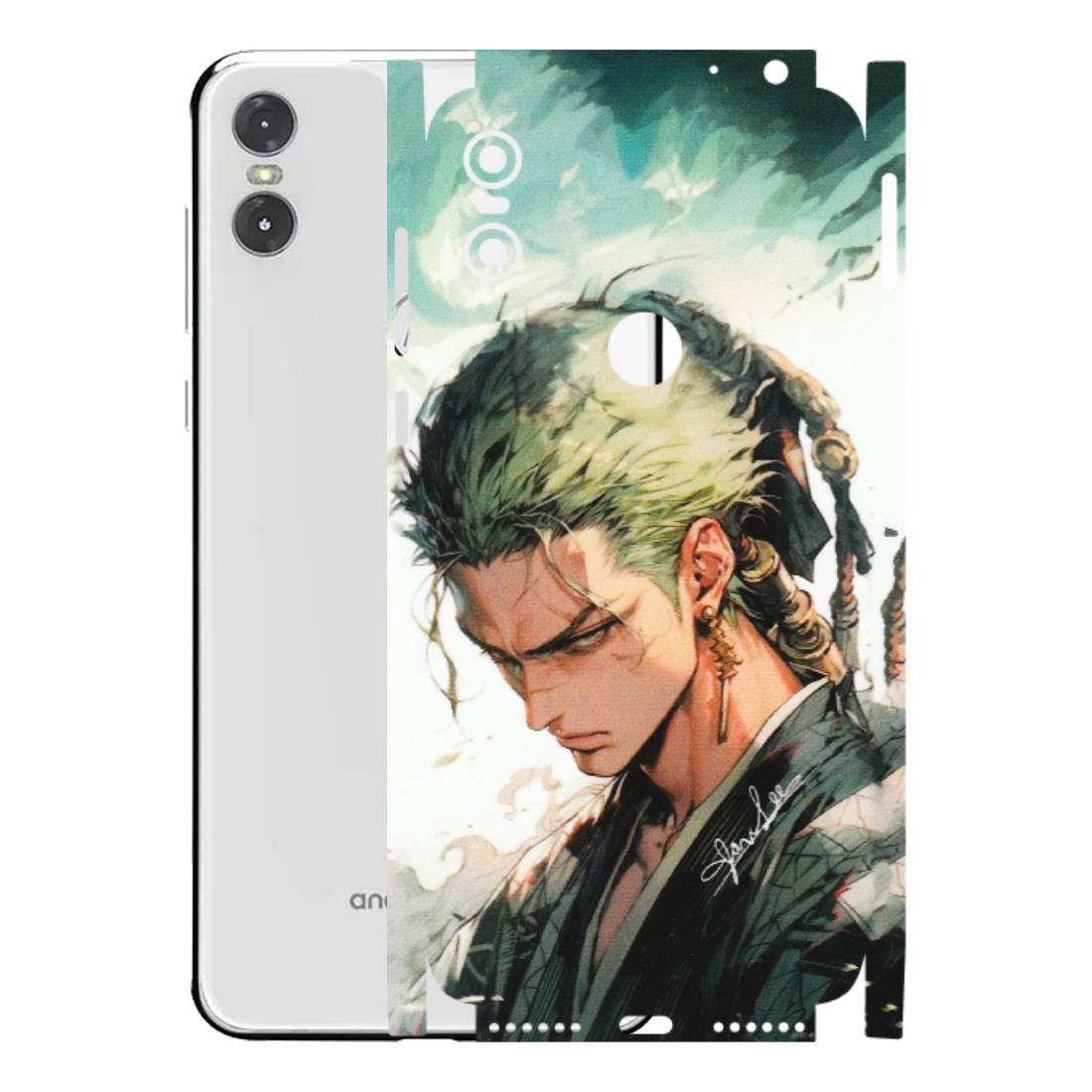 Motorola Phone Skins (All Models) - New Roronoa Zoro One Picece Anime - Matte Finish (M-140) Motorola Moto One