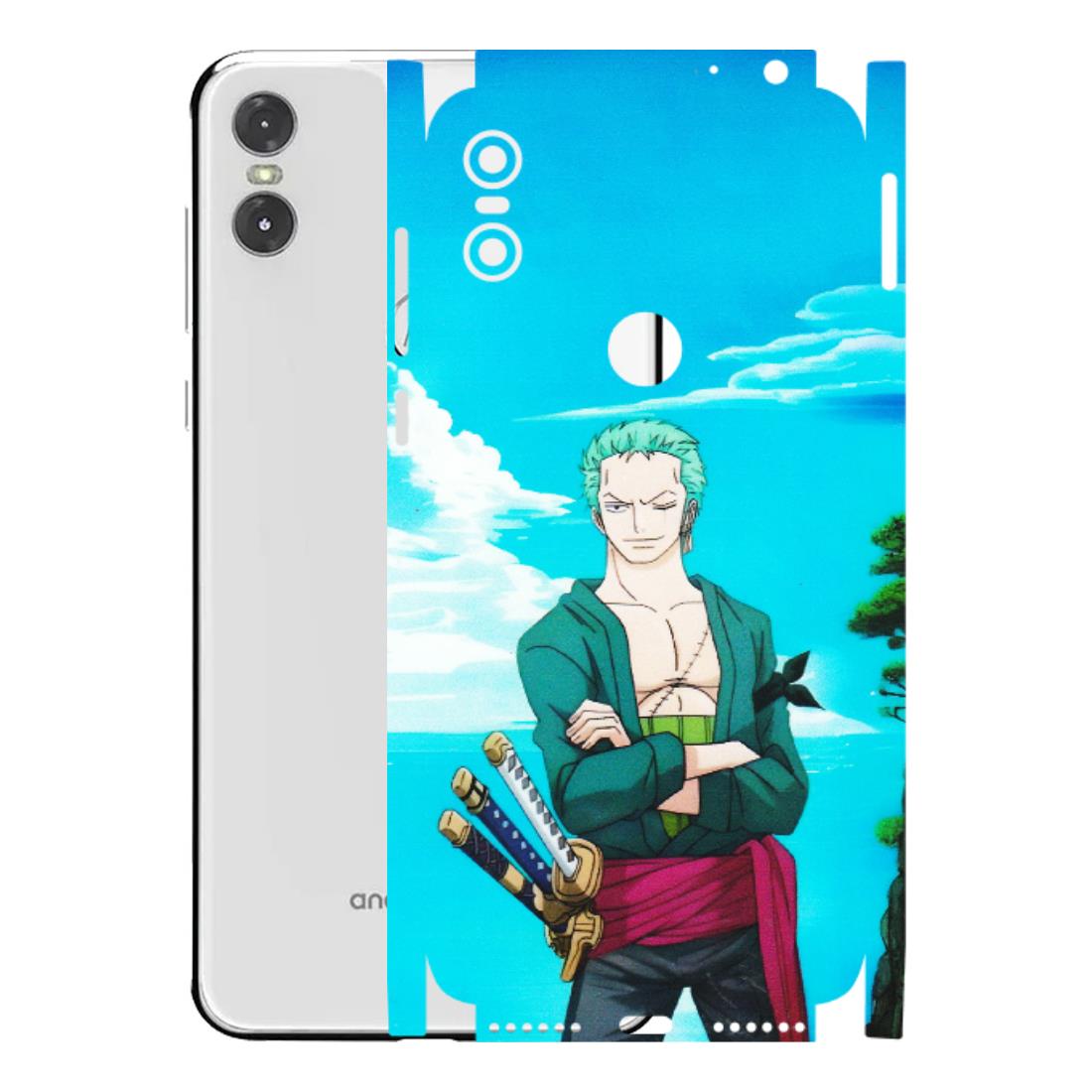 Motorola Phone Skins (All Models) - Cool Swordman Zoro Anime - Matte Finish (M-143) Motorola Moto One