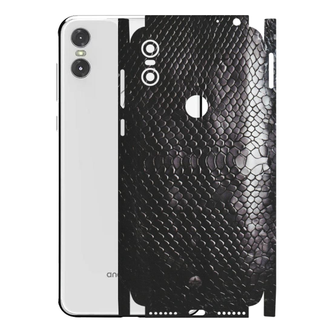 Motorola Phone Skins (All Models) - Black Snack Leather - Matte Finish (M-147) Motorola Moto One