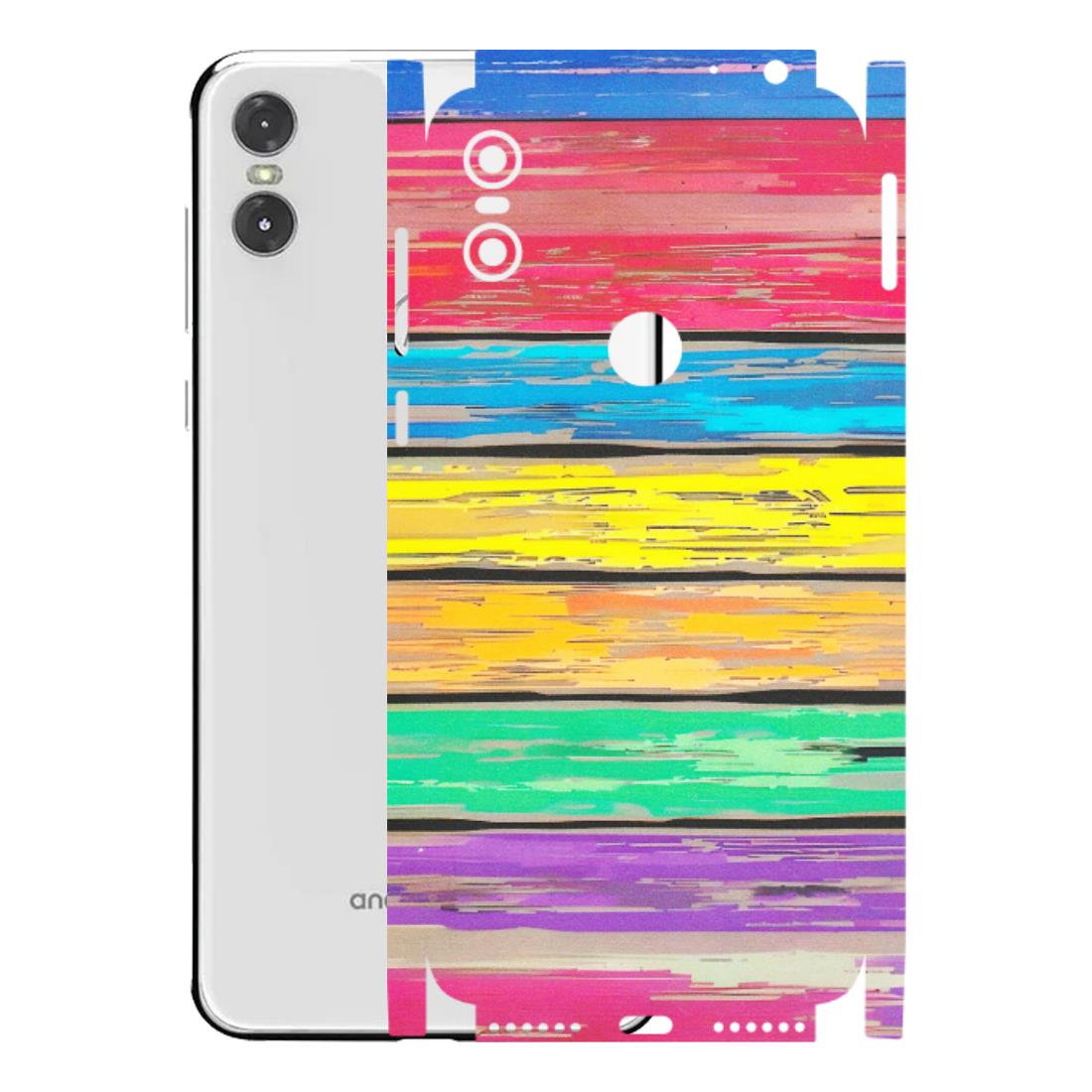 Motorola Phone Skins (All Models) - Multi Colour Wooden Wall - Matte Finish (M-96) Motorola Moto One