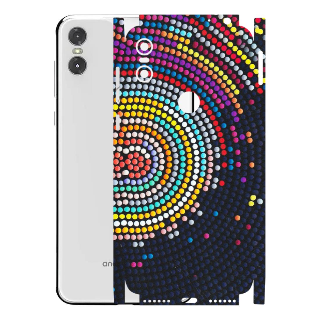 Motorola Phone Skins (All Models) - Rainbow Dot Mandala - Matte Finish (M-97) Motorola Moto One