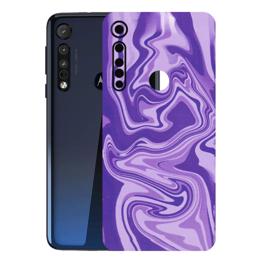 Motorola Phone Skins (All Models) - Hazy Purple Nights - Matte Finish (M-14) Motorola Moto One Macro