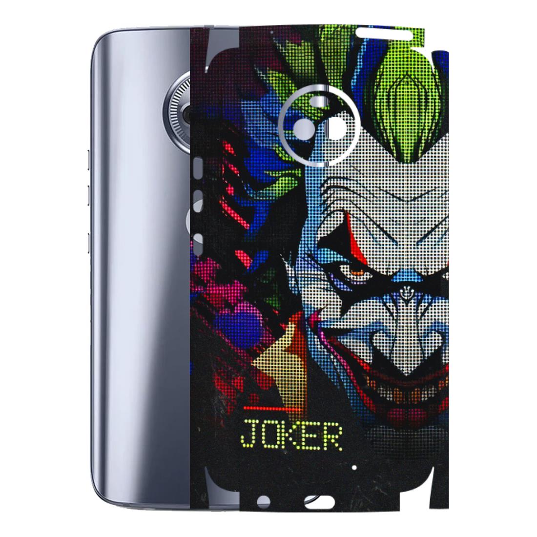 Motorola Phone Skins (All Models) - Joker Dot Matrix - 3D Embossed Finish (L-08) Motorola Moto X4