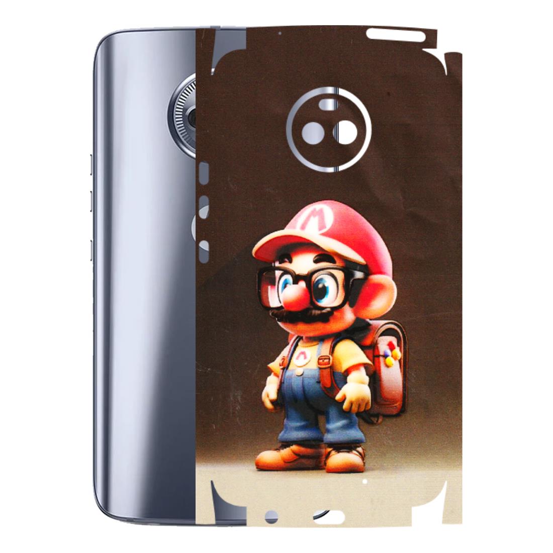 Motorola Phone Skins (All Models) - Little Mario - 3D Embossed Finish (L-119) Motorola Moto X4