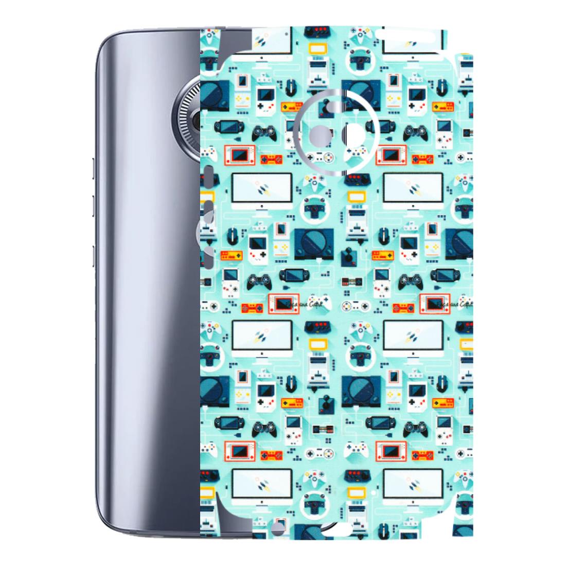Motorola Phone Skins (All Models) - Gadgets Doodle - 3D Embossed Finish (L-184) Motorola Moto X4