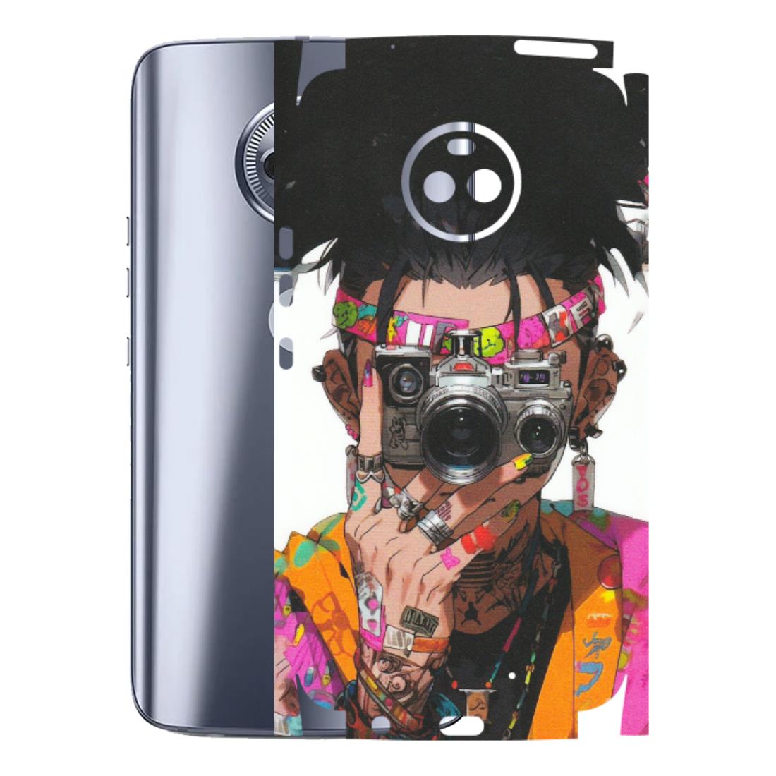 Motorola Phone Skins (All Models) - Camera Lover Girl - Matte Finish (M-09) Motorola Moto X4