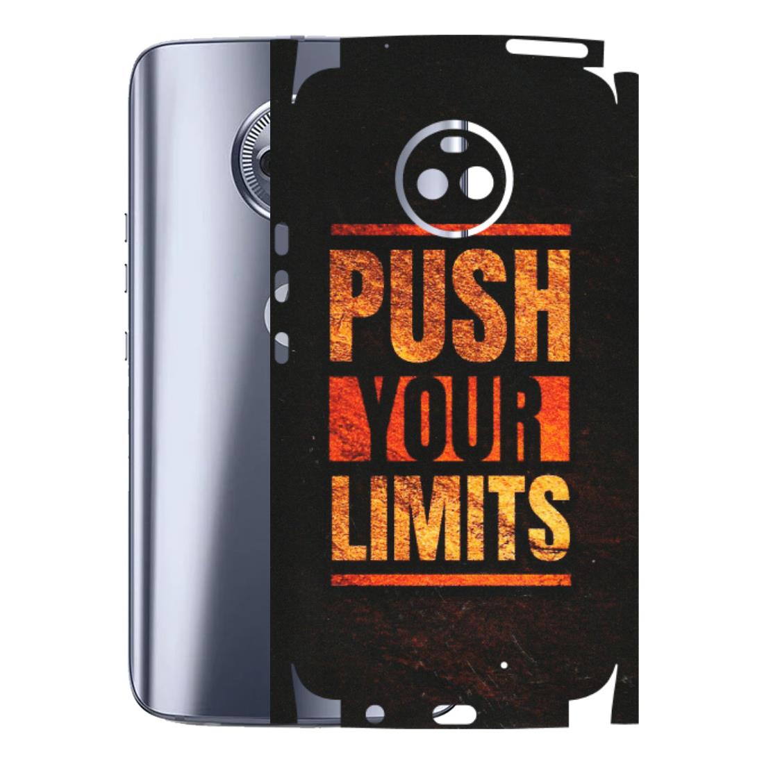 Motorola Phone Skins (All Models) - Push Your Limits - Matte Finish (M-118) Motorola Moto X4