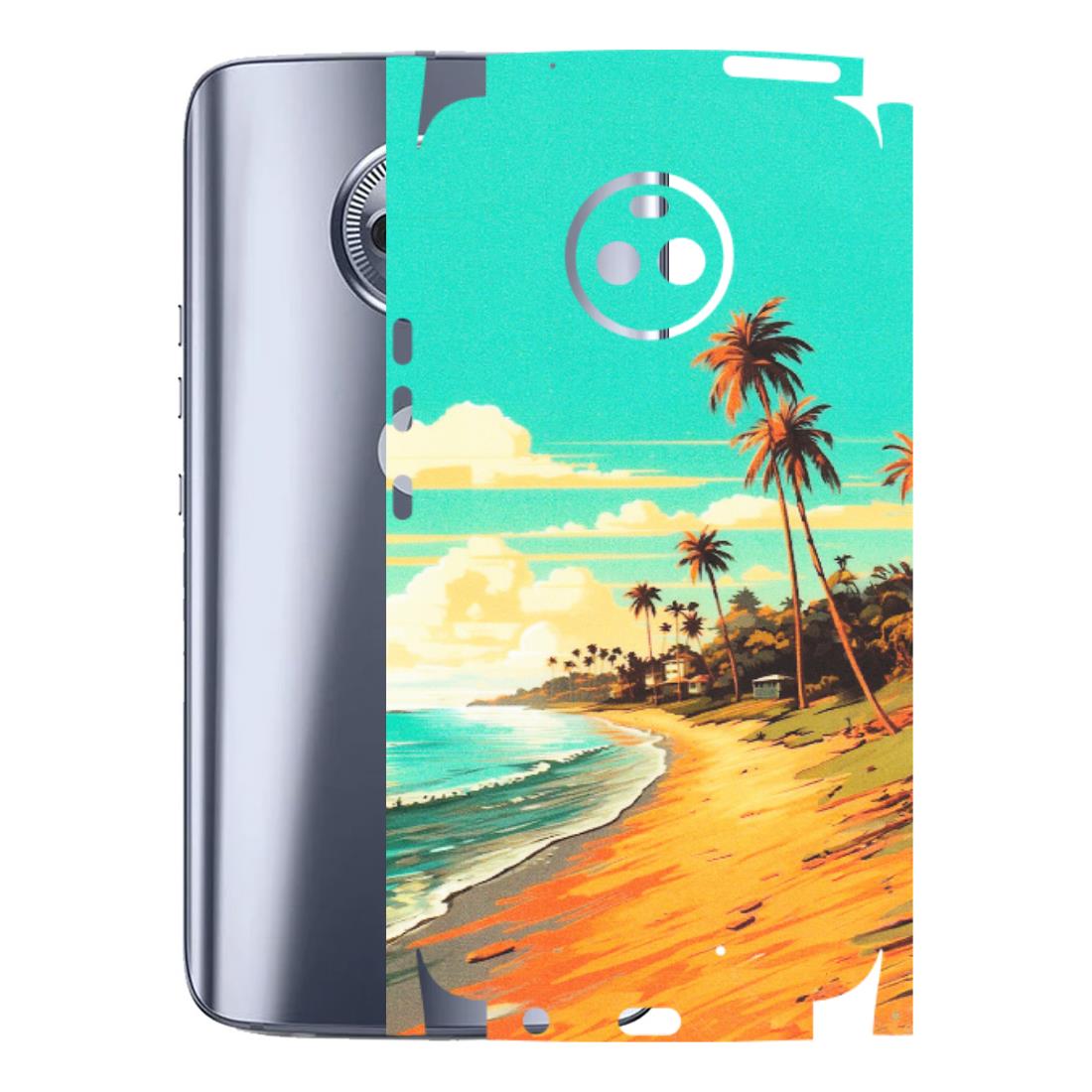 Motorola Phone Skins (All Models) - Miami Beach - Matte Finish (M-136) Motorola Moto X4
