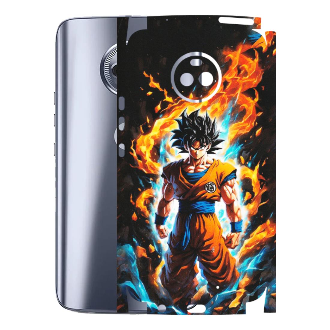 Motorola Phone Skins (All Models) - Goku Transformation Anime - Matte Finish (M-159) Motorola Moto X4