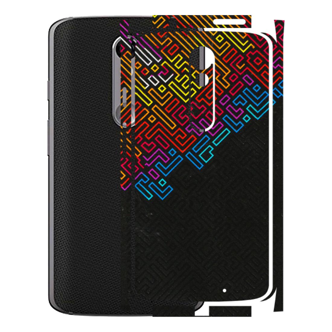 Motorola Phone Skins (All Models) - Dotme Pattern Art - 3D Embossed Finish (L-121) Motorola Moto X Force