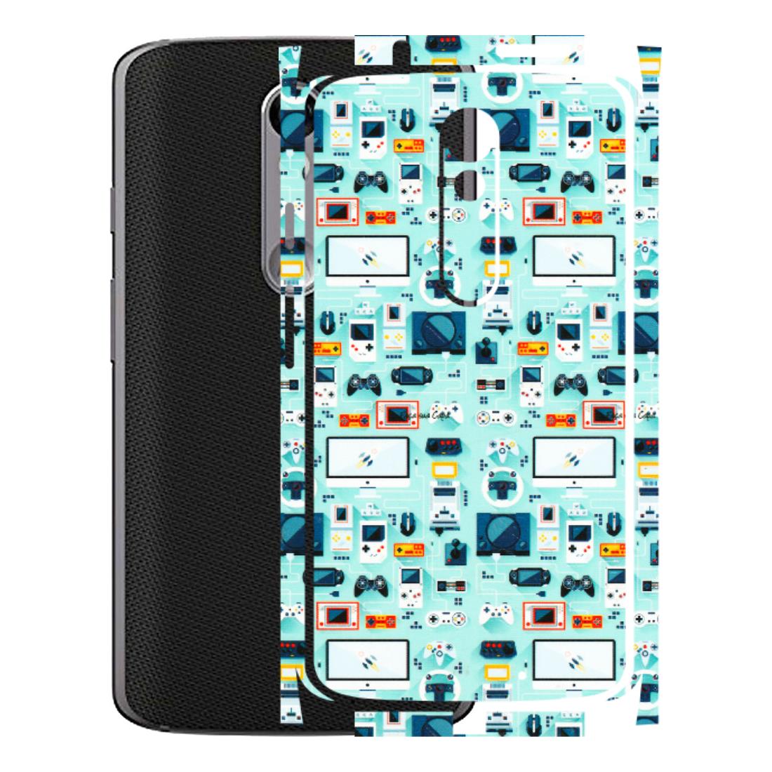 Motorola Phone Skins (All Models) - Gadgets Doodle - 3D Embossed Finish (L-184) Motorola Moto X Force