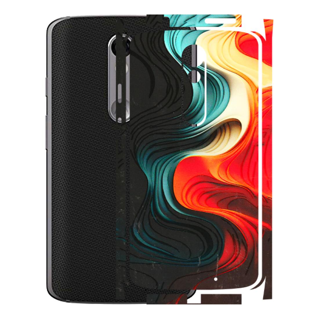 Motorola Phone Skins (All Models) - The Silky Swirl - 3D Embossed Finish (L-240) Motorola Moto X Force