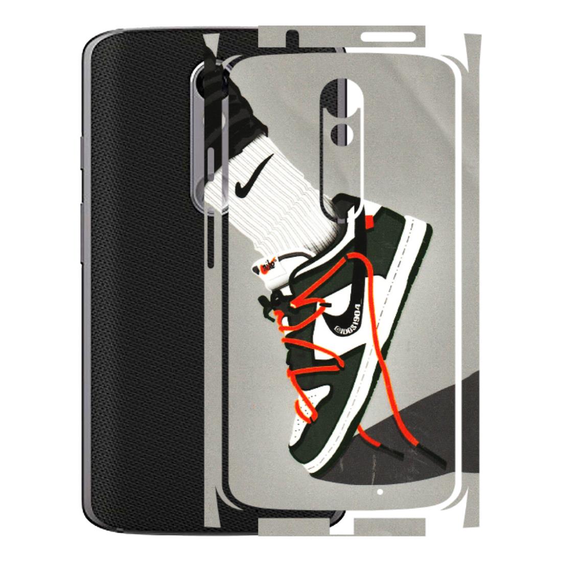 Motorola Phone Skins (All Models) - New Grey Sneaker - 3D Embossed Finish (L-261) Motorola Moto X Force