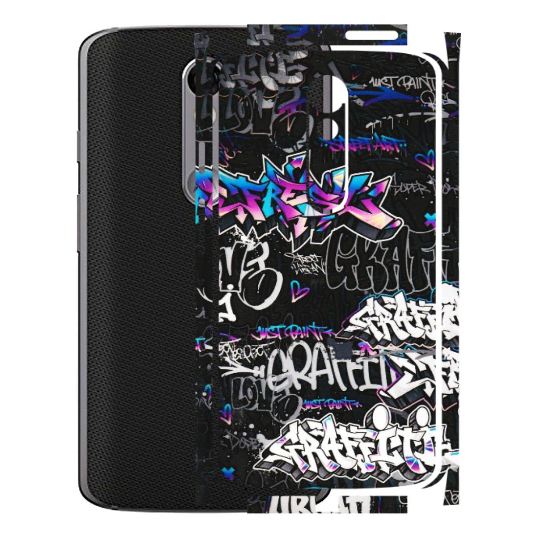 Motorola Phone Skins (All Models) - Graffiti Killer - 3D Embossed Finish (L-274) Motorola Moto X Force