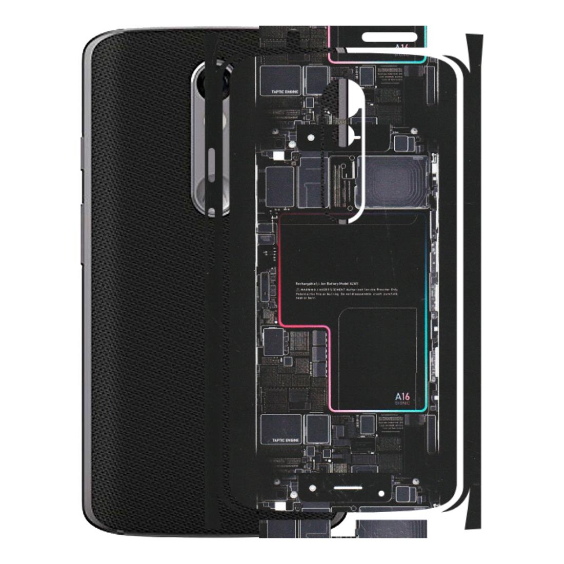 Motorola Phone Skins (All Models) - Motherboard Circuit Layout - Matte Finish (M-117) Motorola Moto X Force
