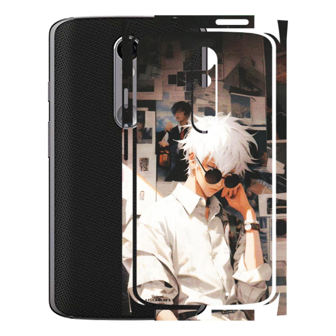 Motorola Phone Skins (All Models) - Gojo Satoru Jujustu Kaisen Anime - Matte Finish (M-156) Motorola Moto X Force