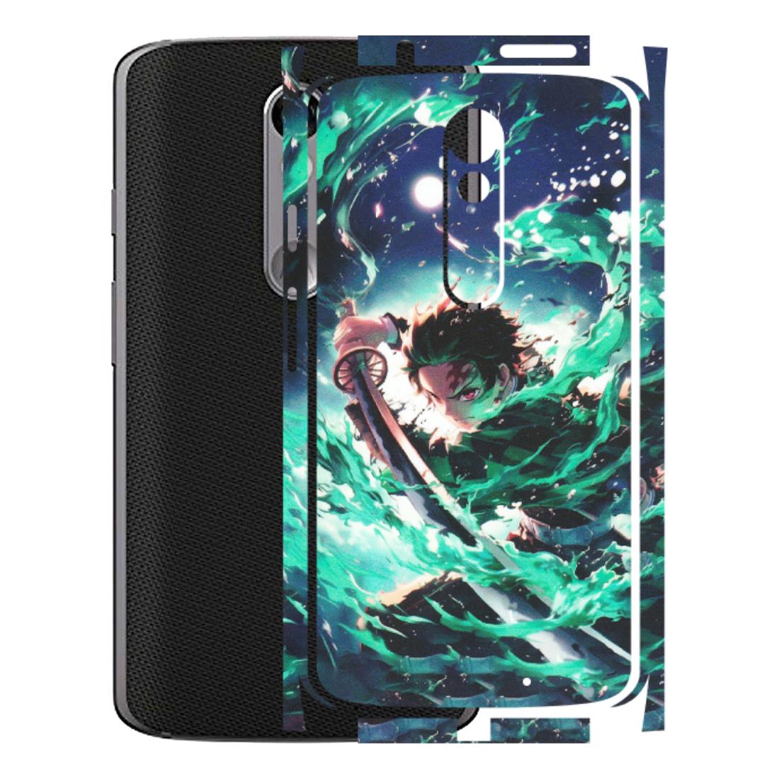 Motorola Phone Skins (All Models) - Sword Fighter Anime - Matte Finish (M-29) Motorola Moto X Force