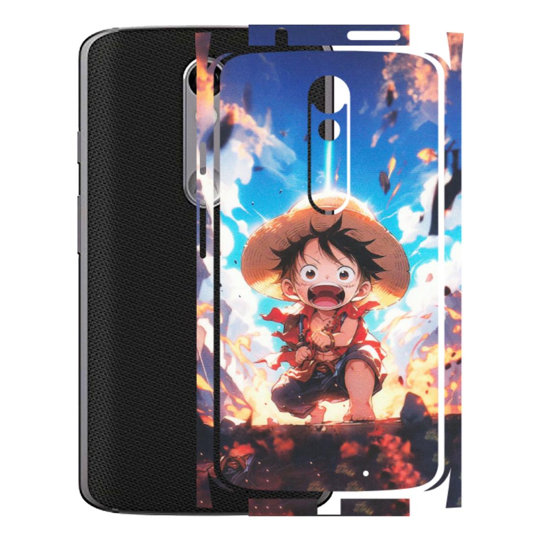 Motorola Phone Skins (All Models) - Toon One Piece Cute Character - Matte Finish (M-35) Motorola Moto X Force