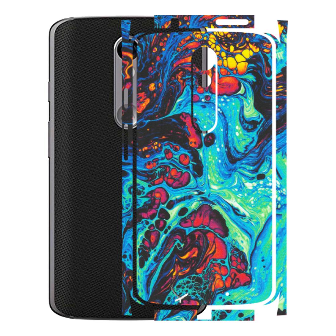 Motorola Phone Skins (All Models) - Majestic Galactic Marbel - Matte Finish (M-85) Motorola Moto X Force